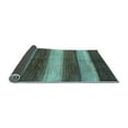 thumbnail image 2 of Ahgly Company Indoor Rectangle Abstract Light Blue Modern Area Rugs, 2' x 5', 2 of 4