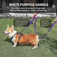 thumbnail image 4 of Correa para perros Yashi retráctil reflectante resistente 4 a 6 pies color morado, 4 of 4