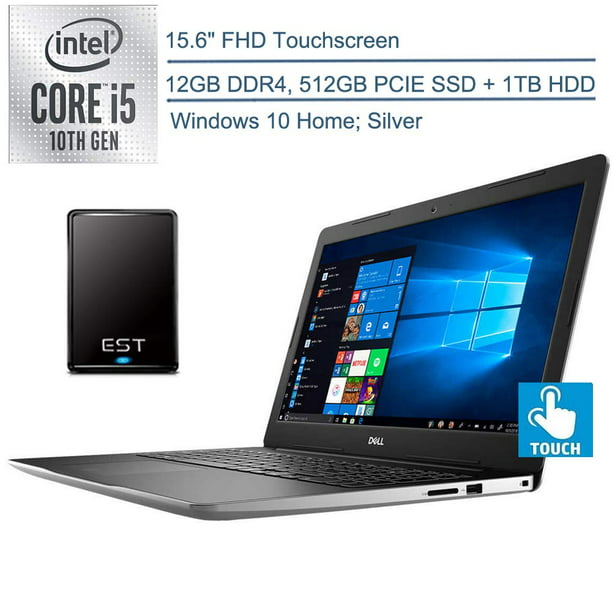 2020 Dell Inspiron 15 3000 15.6" FHD Touchscreen Laptop Computer, 10th Gen Intel QuadCore i5