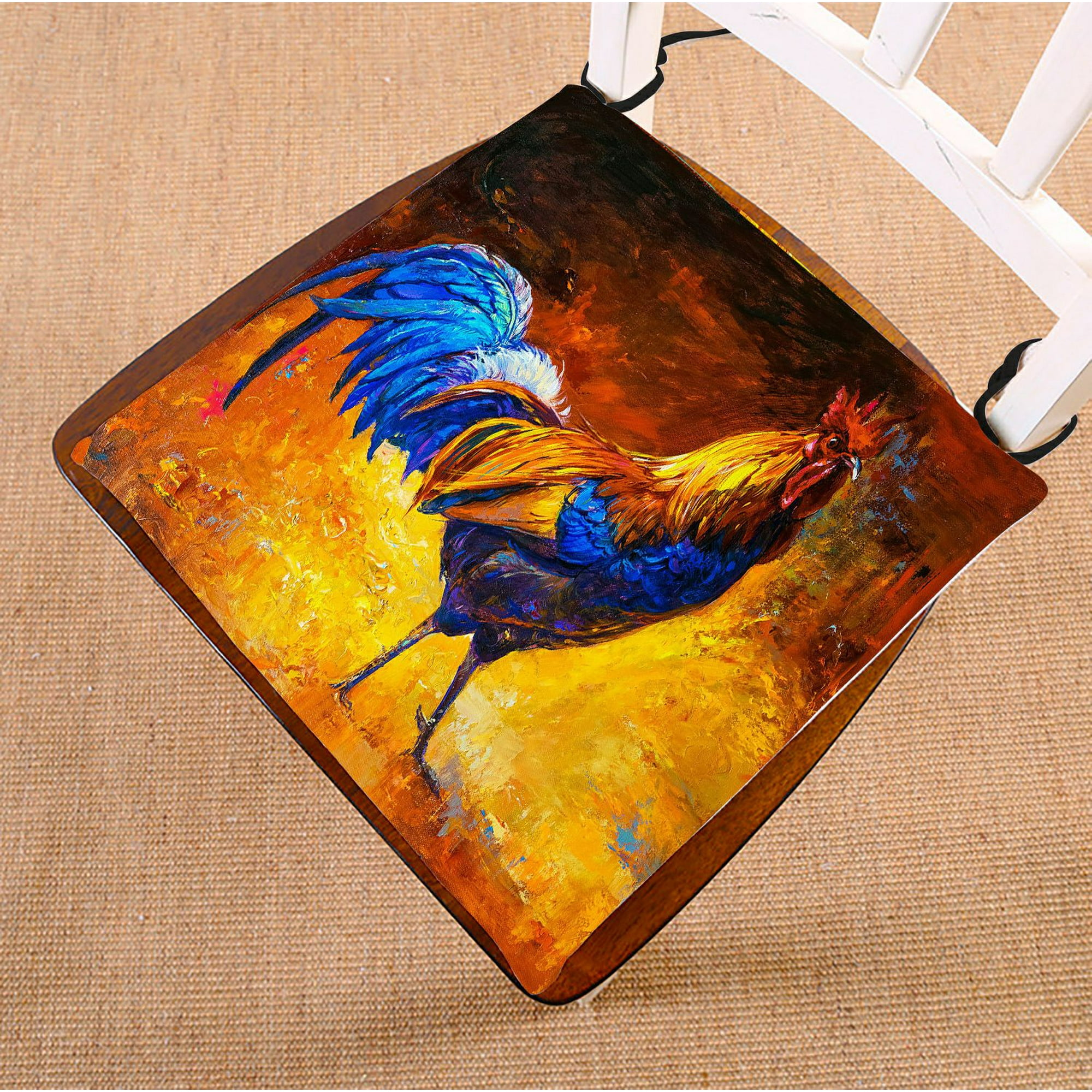 Rooster chair pads best sale