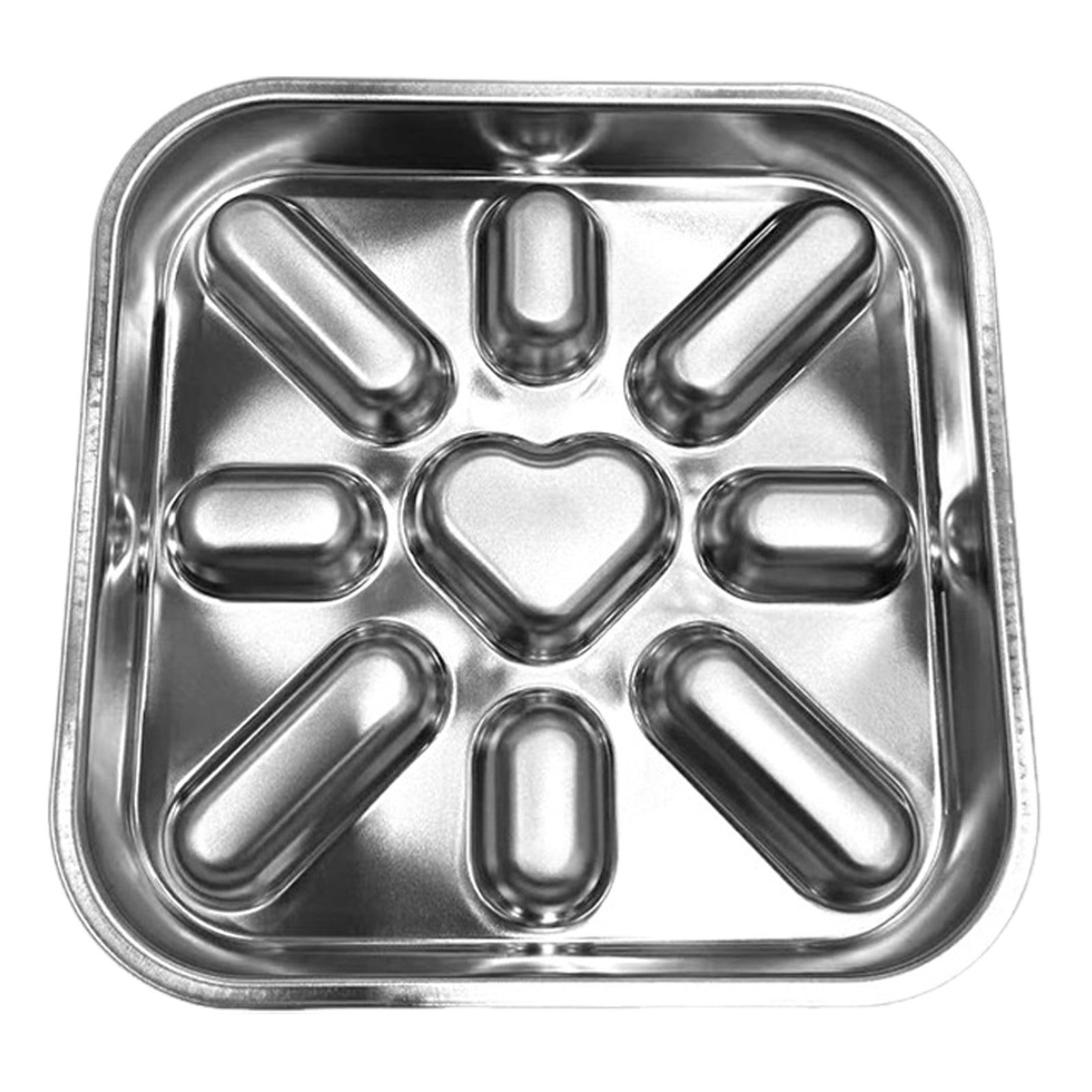 YIFAEUX Pet Slow Food Bowl Anti-Slip Design Promotes Slow Feeding Stainless Steel Pet Dog Bowl for Small to Medium Dogs