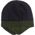 thumbnail image 5 of Muryobao Men's Knit Cuffed Beanie Warm Winter Fleece Lined Earflaps Hat Soft Acrylic Beanie Ski Skull Cap Army Green, 5 of 7