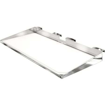

Products A10-902 Stainless Steel Detachable Serving Shelf for Grill with Removable Plastic Cutting Board 9 x 18 Inch Cooking Grate Grills