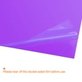 thumbnail image 3 of Uxcell 4Pcs Gel Light Filter Transparent Color Correction Plastic Sheets Purple, 3 of 5