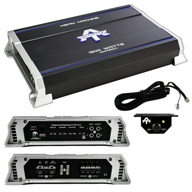 Autotek Mean Machine MMA MMA1500.1 Car Amplifier, 750 W RMS, 1500 W