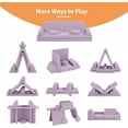 thumbnail image 2 of Kids Couch, Linor 10 Pcs Toddler Couch, Baby Kids Sofa Couch for Bedroom & Playroom, over 10 Combinations Creative Modular Sofa for Kids, Creative Sofa for Imaginative Kids (Blueberry), 2 of 7