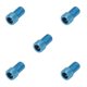 thumbnail image 1 of Soidarity Paquete de 5 adaptadores de válvula Conveniente para llevar Instalación práctica Convertidor de tapa Presta de gran Presta a Azul claro 5piezas, 1 of 6