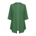 thumbnail image 6 of jiaxiM Lightweight Cardigans for Women 2026 Summer Chiffon Breathable Cardigan Half Sleeve Open Front Long Kimono Cover Ups, 6 of 6