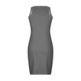 thumbnail image 5 of SDNall Knit Dresses for Women Casual Bodycon Printde Ribbed Sleeveless Round Neck Camisole Dress Summer Dress, 5 of 9