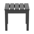 thumbnail image 4 of WestinTrends Ashore Oversized Outdoor Side Table, 18 Inch All Weather Poly Lumber Adirondack Patio Side Table Square End Table, Gray, 4 of 6