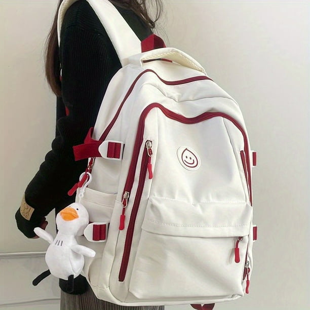 Mochila para mujer estudiante de secundaria alta capacidad moda coreana versatil estilo universitario mochila para estudiante de secundaria Walmart en linea