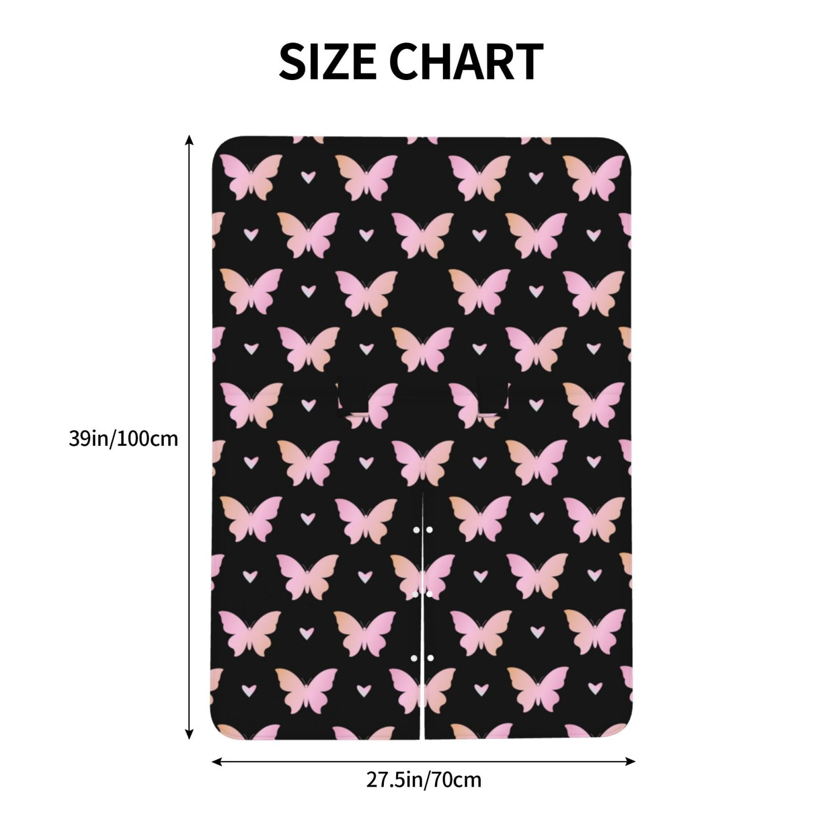 Naloa Gradient Butterfly Baby Car Seat Cover, Breathable Baby Carrier Cover, Multiuse Baby Carrier Cover & Nursing Breastfeeding Cover