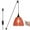 Red, variant on Kiven Plug in Pendant Light, Hanging Light with Aluminum Lampshade, Industrial Dimmable Ceiling Pendant Light for Bedroom Hallway Kitchen,1-Light,Red Finish