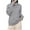 Gray, variant on Women Knit Sweater 2026 Fall Hoodie Sweaters Long Sleeve Solid Color Drawstring Hooded Pullover Tops Fashion Must Have
