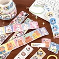 thumbnail image 2 of Pegatinas de foca de dibujos animados, bonitas pegatinas decorativas para hacer tú mismo, pegatinas creativas para sobres, cinta adhesiva, 300 pegatinas, 2 of 4