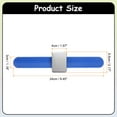 thumbnail image 2 of Uxcell 2pcs Magnetic Pin Holder Wristband Wrist Sewing Pincushion Silicone Strap Bracelet for Sewing Quilting Hair Clips, Blue, 2 of 6