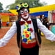 thumbnail image 4 of EeaseMX Conjunto de 2 corbatas y pajaritas de payaso de carnaval, disfraz de Halloween, para fiesta y festival (corbata + pajarita), 4 of 8