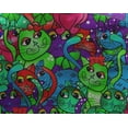 thumbnail image 4 of oneOone Georgette Viscose Multicolor Fabric Cat Fabric For Sewing Printed Craft Fabric By The Yard 42 Inch Wide, 4 of 4