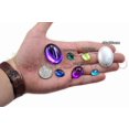 thumbnail image 4 of Cabujones acrílicos Allstarco 40 x 30 mm, gemas ovaladas rojas, 4 of 9