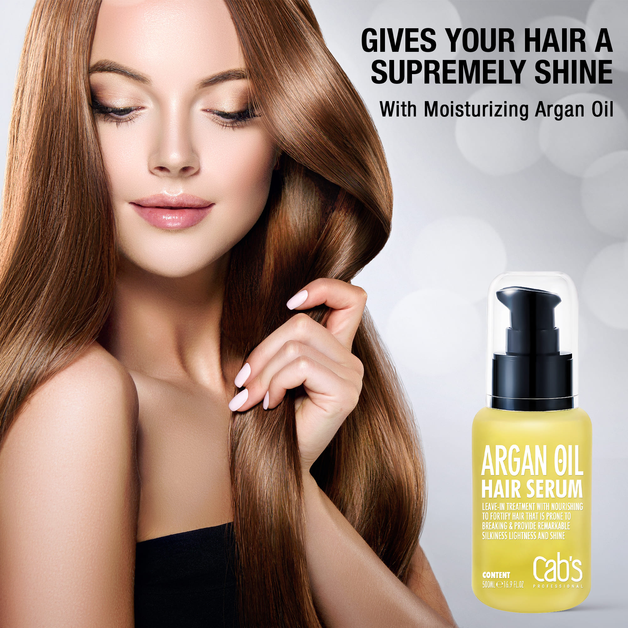 Cab's Moroccan Argan Oil Hair Serum, 1.69 oz photo 4