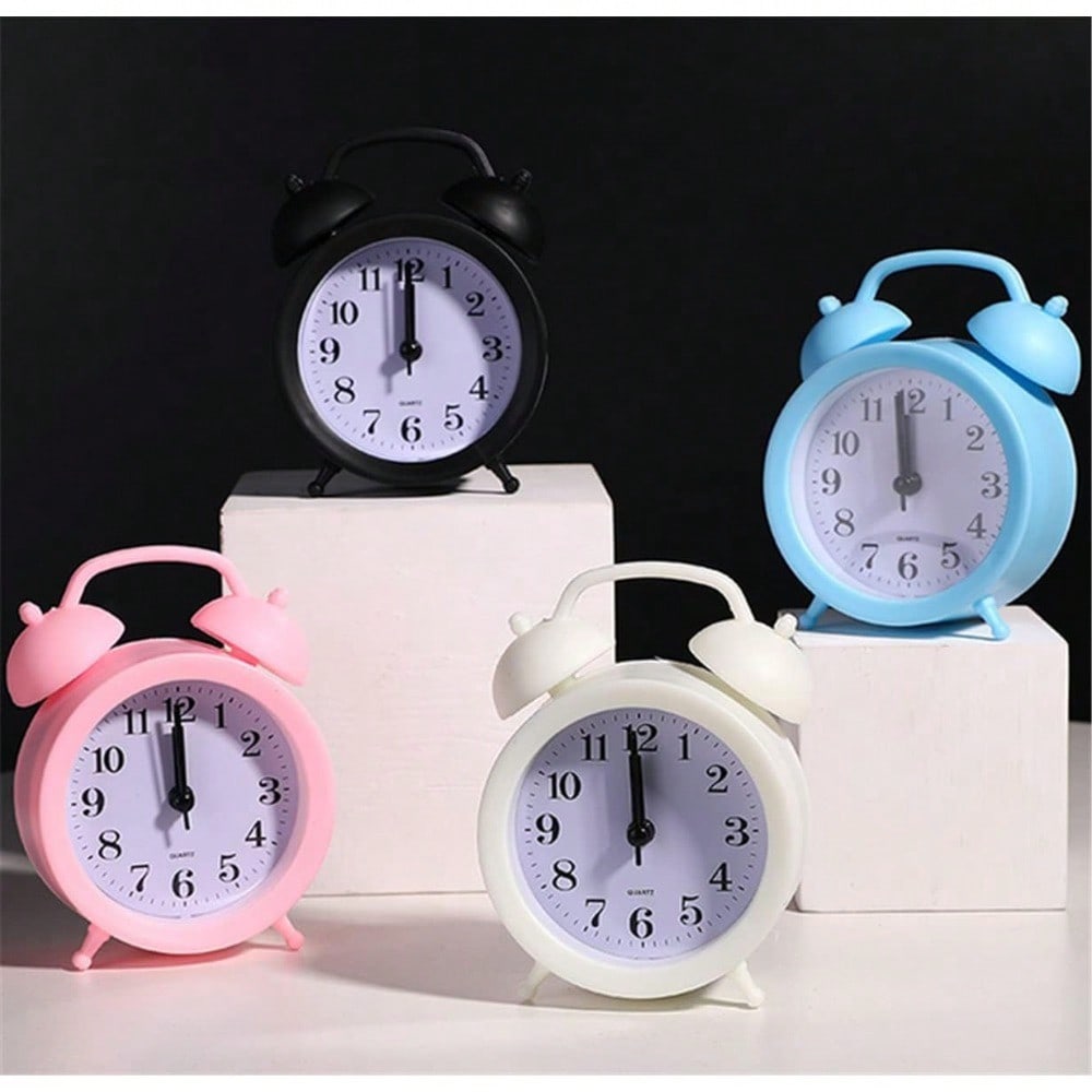 Double Bell Kids Alarm Clock, Classic Analog Design to Teach Children Time Management