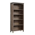 thumbnail image 2 of Worksense by Sauder Woodburn 5-Shelf Display Bookcase, Washed Walnut Finish, 2 of 9