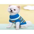 thumbnail image 1 of DEELLEEO Pet Sweater Striped Dog/Cat Clothes, 1 of 5