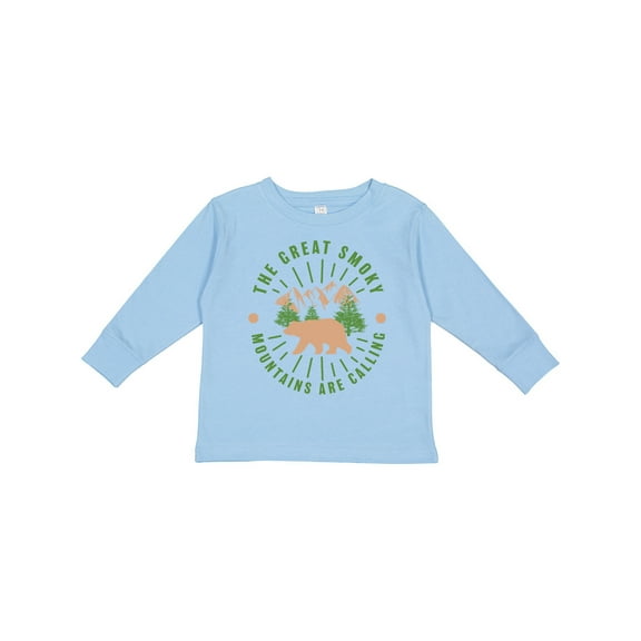 Inktastic The Great Smoky Mountains Are Calling Boys or Girls Long Sleeve Toddler T-Shirt