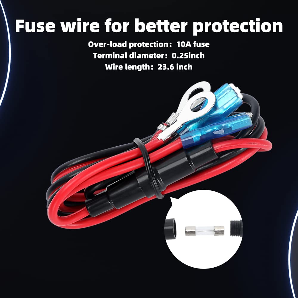 USB Rocker Switch USB C Charger Socket with Waterproof Cover Dual PD and QC3.0 12V/24V Blue Led Voltmeter for Rocker Type Marine Switch Panel On Marine Rv Vehicles…