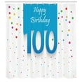thumbnail image 3 of Ambesonne Colorful Shower Curtain, 100 Years Birthday, 69"Wx70"L, Multicolor, 3 of 3