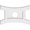 thumbnail image 1 of Ekena Millwork CMP22X14HN-04000 4 in. ID x 4.75 in. Rectangle Havre Architectural Grade Médaillon de Plafond Contemporain PVC, 1 of 1
