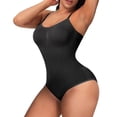thumbnail image 3 of Ropa interior de una pieza moldeadora de cuerpo para mujer, mono moldeador de cuerpo con soporte para el pecho, con tirantes abiertos y realce de cadera, estilo europeo y americano, 3 of 5