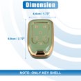 thumbnail image 4 of Unique Bargains funda de silicona para llave inteligente para Chevrolet Silverado 3500 HD 2015-2021 Protector sin llave verde, 4 of 6