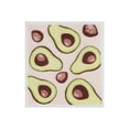 thumbnail image 4 of Set of 3 Fruit-Print Wood Pulp Cotton Dishcloths (Swedish Dishcloths), Reusable, Highly Absorbent Cleaning Cloths, Quick-Drying, Non-Scratch Dishcloths, Biodegradable,Brown, 4 of 5