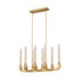 thumbnail image 3 of LP316008PNCR-Kuzco Lighting-Flute - 8 Light Linear Pendant-Polished Nickel Finish, 3 of 5