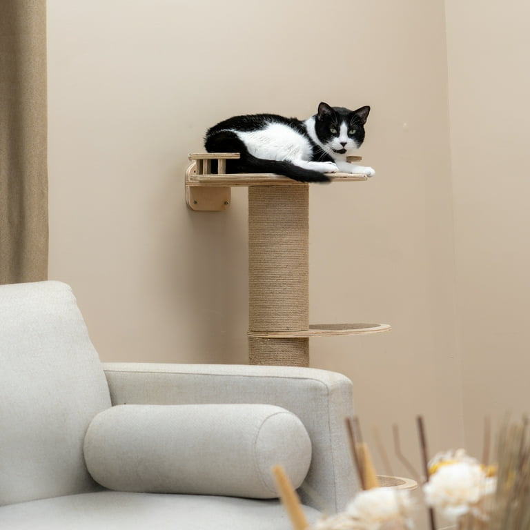 Cat scratching post for wall online