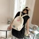 thumbnail image 5 of Cute Star Preppy School Bag Y2K Mini Mochila Estética para Niñas (blanco), 5 of 9
