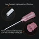 thumbnail image 4 of 100Pcs 20G Dispensing Needles With Luer Lock, 1" PTFE Glue Needle Tube Flexible Needle Pink, 4 of 6