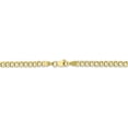 thumbnail image 4 of 10k Yellow Gold 3.35mm Curb Link Chain Necklace Pendant Charm, 4 of 9