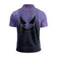 thumbnail image 5 of LIIPEE Halloween Graphic Polo Shirt For Men Short Sleeve Tennis Collar Shirts Male Comfortable Breathable Polos,XXXL, 5 of 5