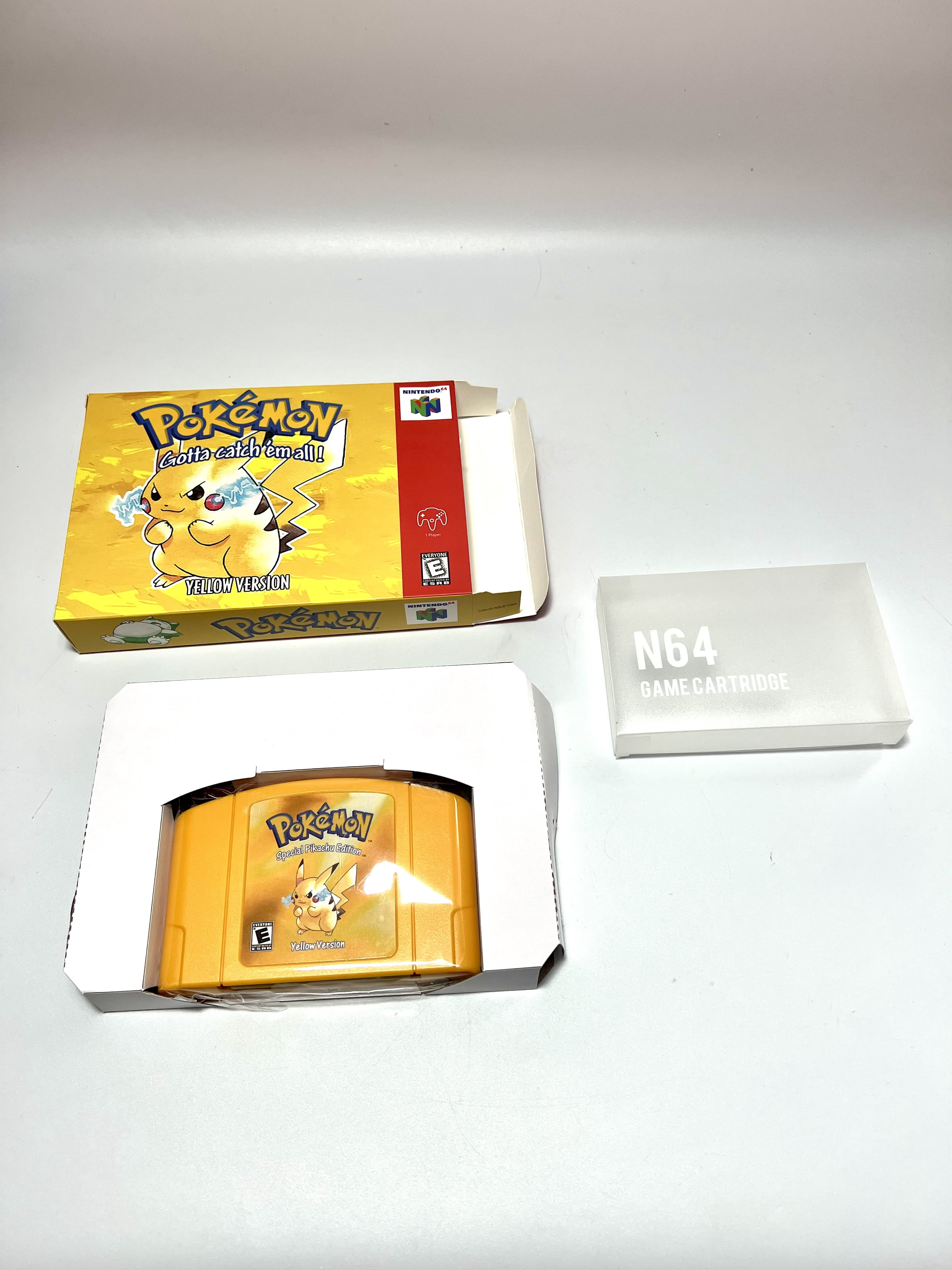 Pokemon Yellow for N64 (Playable Game)