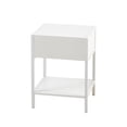 thumbnail image 6 of Rattan End Table Nightstand Set With Storage Shelf Smooth Rails Drawer Retro Night Stand Bedside Table Furniture, 6 of 9
