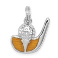 thumbnail image 1 of Collier Pendentif Boule de Club de Golf en Argent Sterling 925 Sport, 1 of 6
