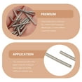 thumbnail image 4 of Miangastore 200pcs Dowel Pin Stainless Steel Shelf Support Pin 20mm Furniture Install Pin, 4 of 8