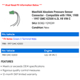 thumbnail image 2 of Manifold Absolute Pressure Sensor Connector - Compatible with 1984, 1988 - 1997 GMC K2500 6.2L V8 VIN C 1989 1990 1991 1992 1993 1994 1995 1996, 2 of 2