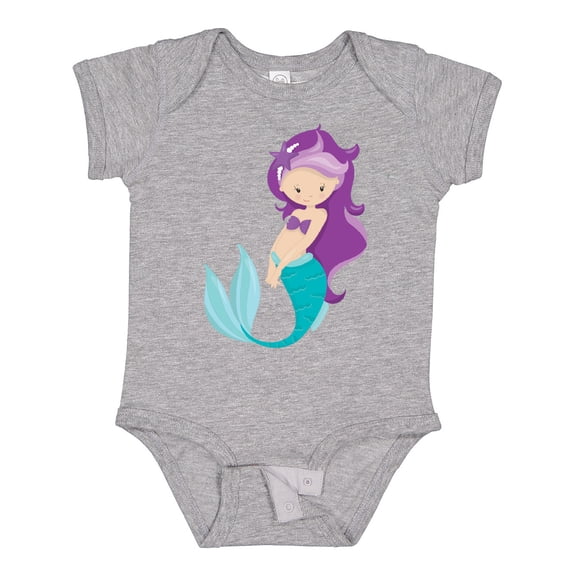 Inktastic Mermaid Girls Baby Bodysuit