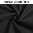 thumbnail image 3 of DWCN 100% Black out Curtains for Living Room Thermal Insulated Light Blocking Completely Room Darkening Noise Reducing Grommet Top 2 Panels Curtain (Black,52"W x 72"L), 3 of 6