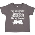thumbnail image 3 of Inktastic Kickboxing Future Kickboxer Like Mommy Boys or Girls Toddler T-Shirt, 3 of 5