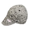 thumbnail image 1 of Gorro de soldadura Comeaux Caps, bandana gris reversible, talla 7 5/8, 1 of 2