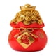 thumbnail image 4 of Alcancía estatua bolsa de dinero en Feng Shui decoración para , y - decorativa para decoración Rojo 11x13cm Baoblaze Florero de maceta, 4 of 7